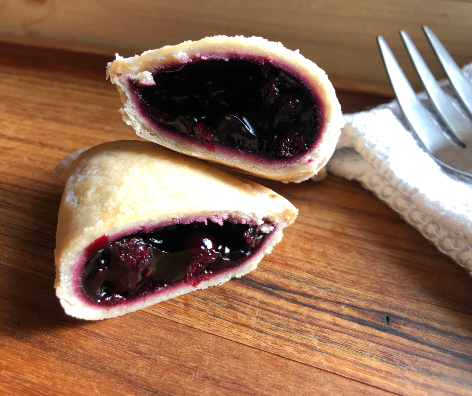 black raspberry fried pie