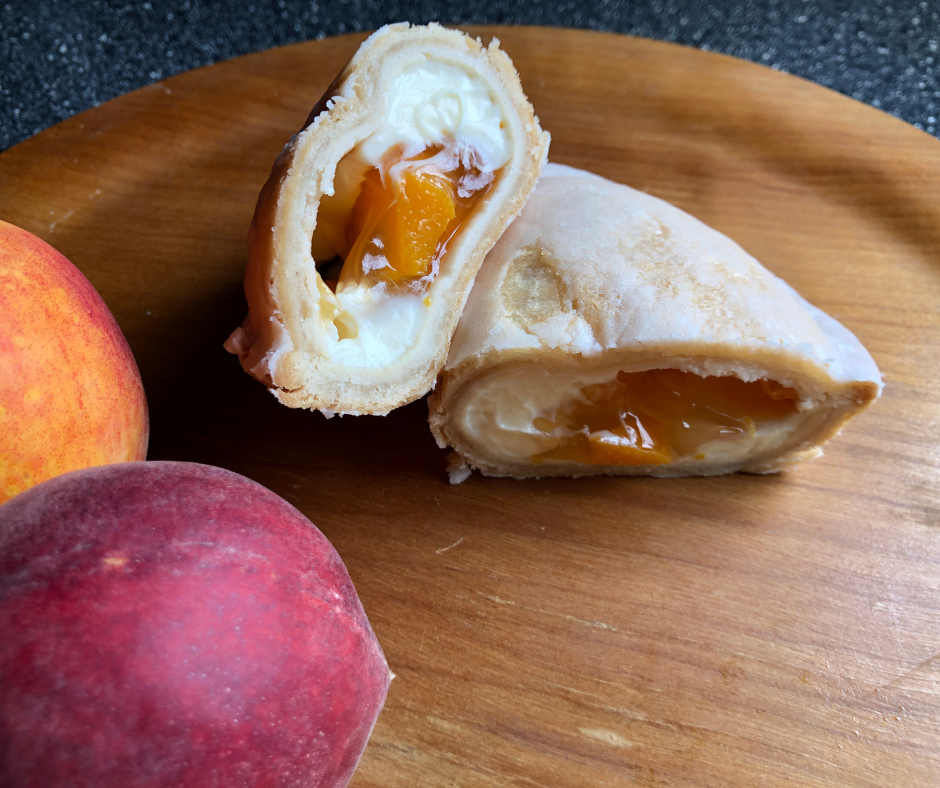 peach cream cheese fried pie